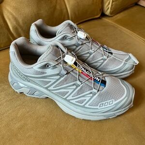Salomon Gray Athletic Sneakers